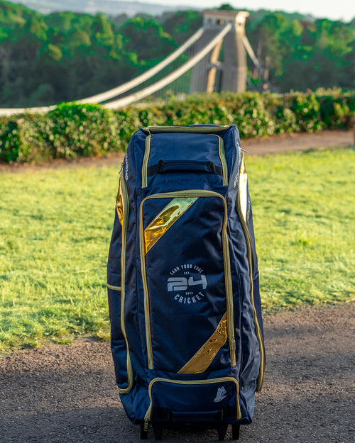 24Cricket Gold Edition Hybrid Duffle Wheelie Kit Bag
