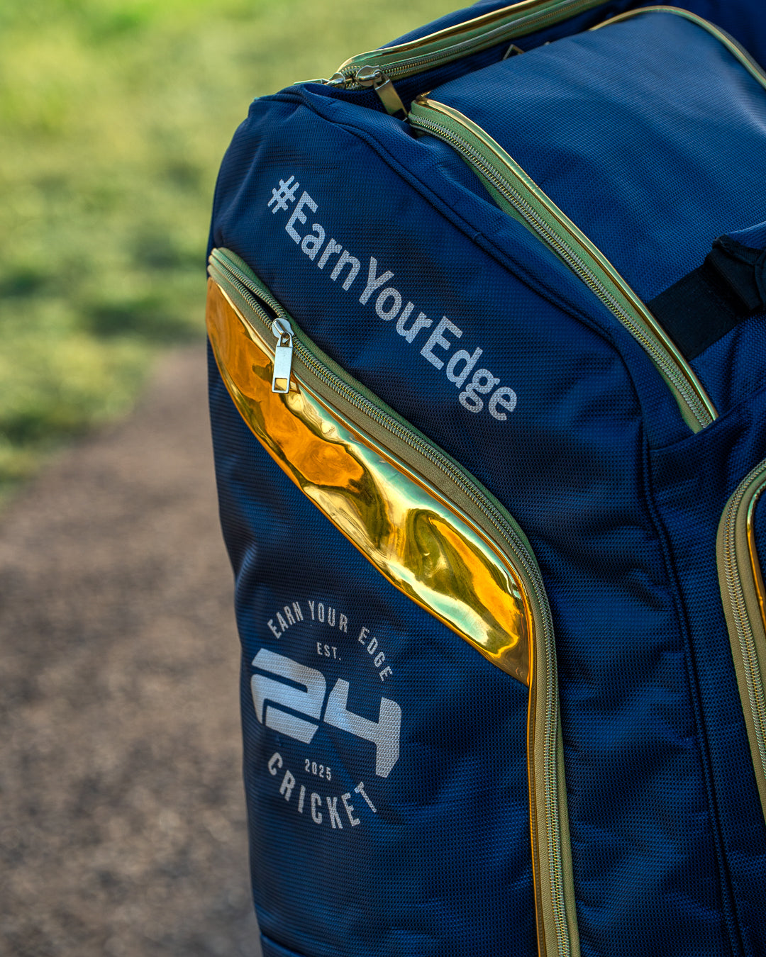 24Cricket Gold Edition Hybrid Duffle Wheelie Kit Bag