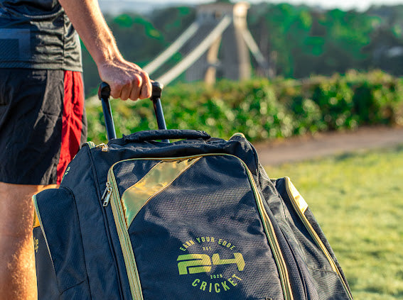 24Cricket Gold Edition Hybrid Duffle Wheelie Kit Bag