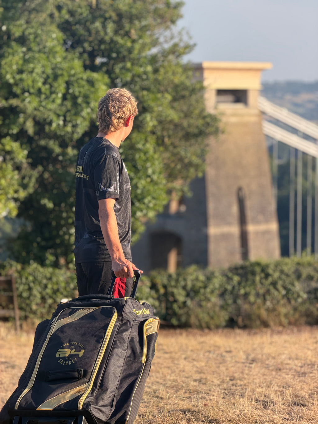 24Cricket Gold Edition Hybrid Duffle Wheelie Kit Bag