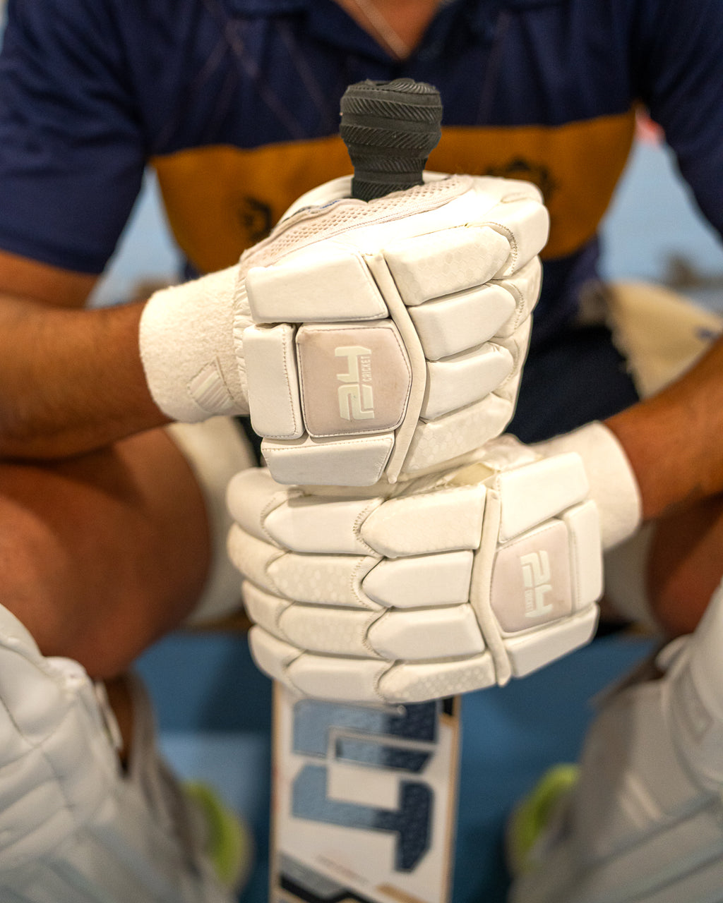 24Cricket Silver Edition Batting Gloves